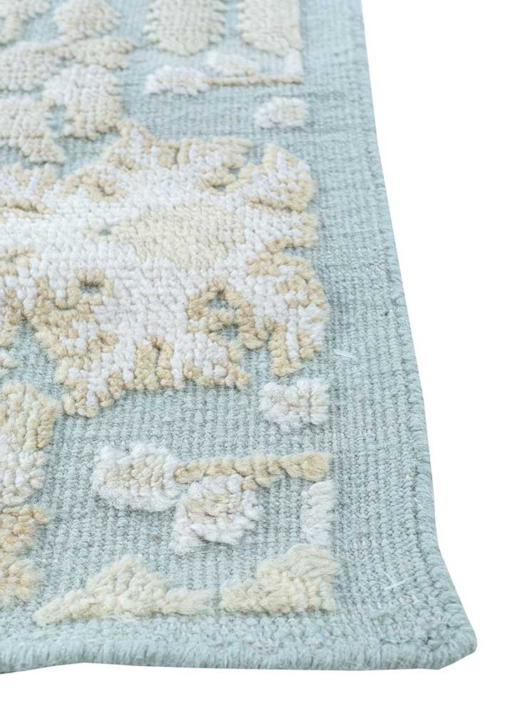 Wool Rug - 345 x 300 cm - blue