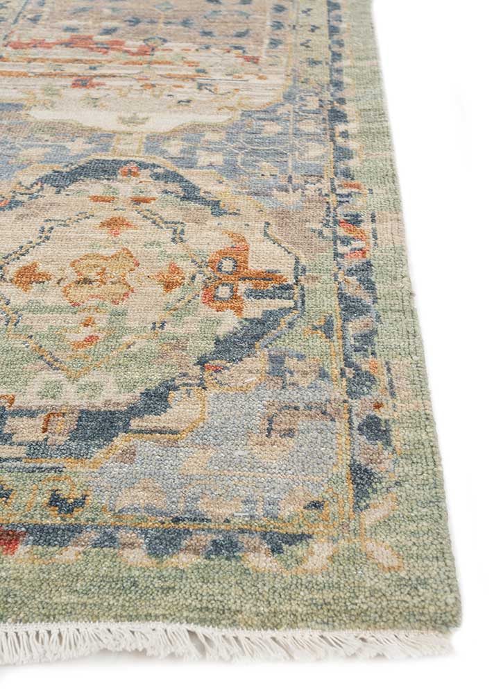 Wool Rug - 360 x 270 cm - green