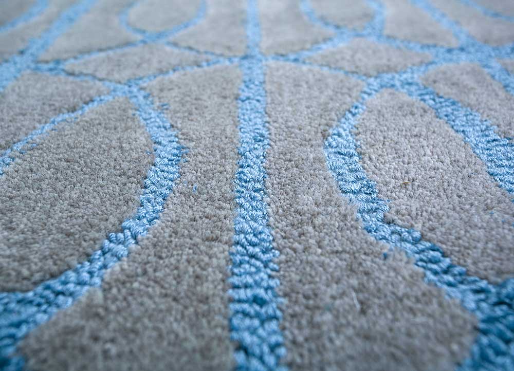 Wool Rug - 180 x 120 cm - sea blue