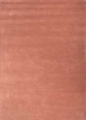 Wool Rug - 238 x 168 cm - orange