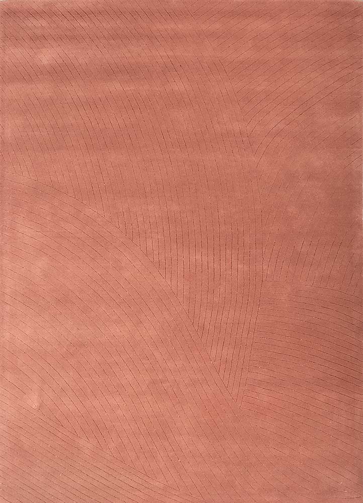 Wool Rug - 238 x 168 cm - orange