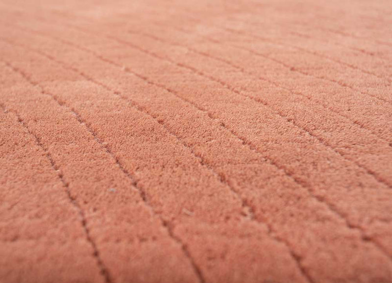 Wool Rug - 242 x 163 cm - orange