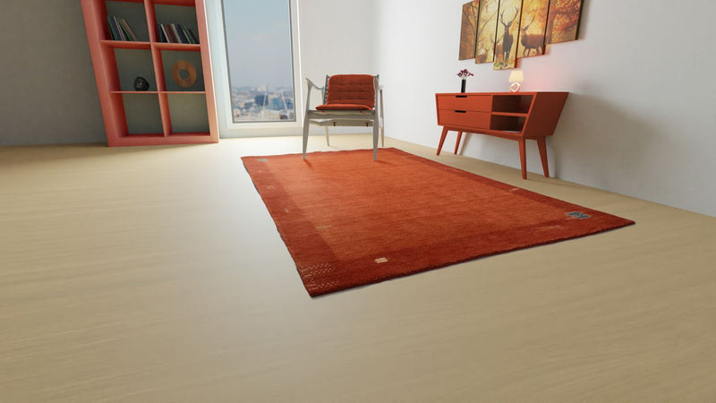 Gabbeh Rug - Indus - 180 x 120 cm - red