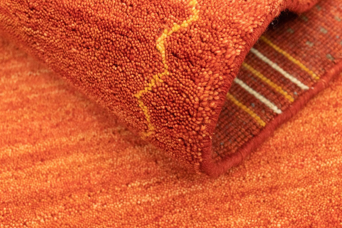 Runner Gabbeh Rug - Indus - 200 x 80 cm - red