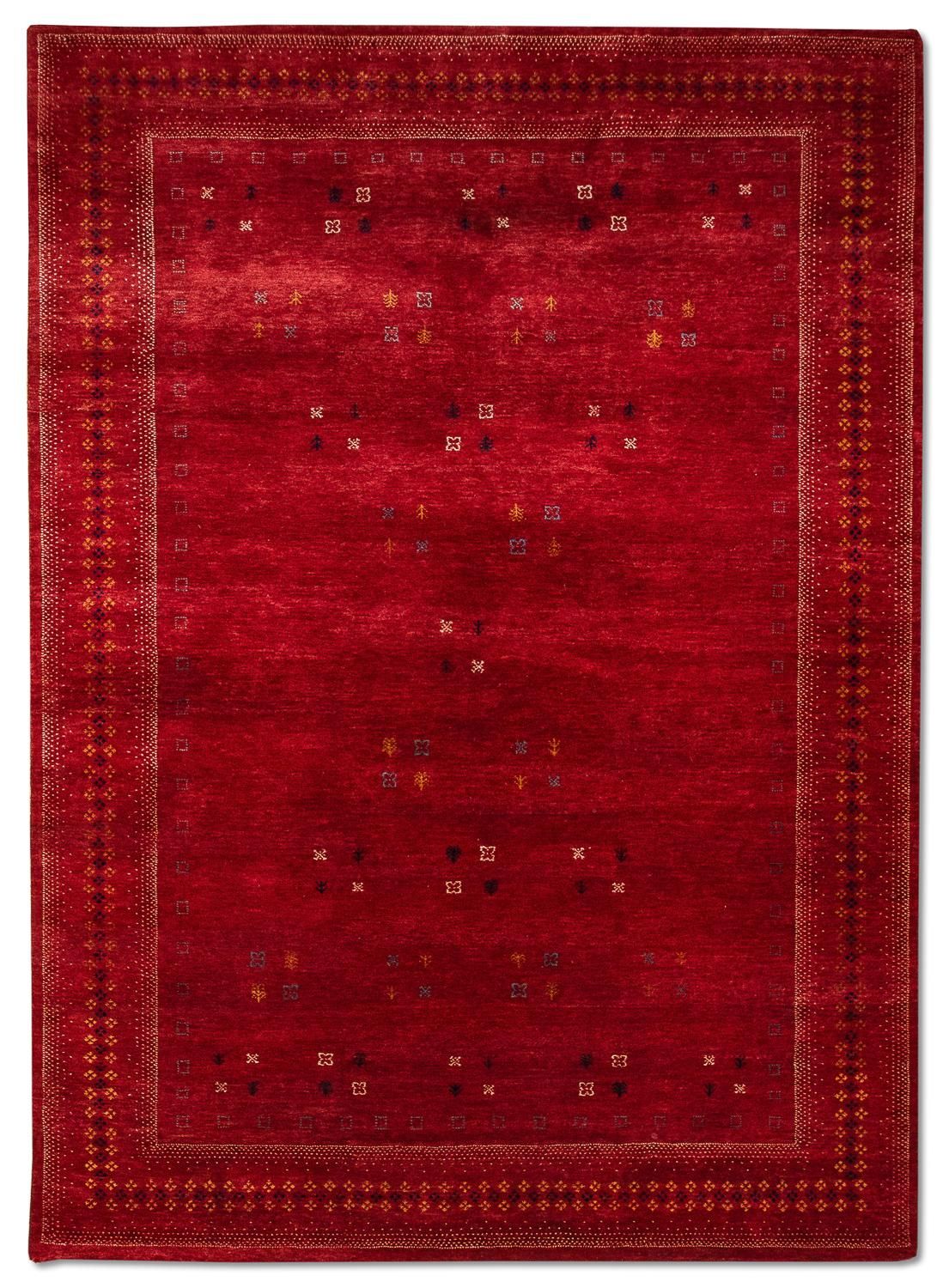 Gabbeh Rug - Loribaft Perser - 250 x 200 cm - red