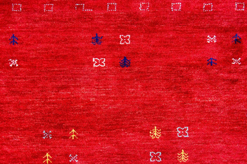 Gabbeh Rug - Loribaft Perser - 400 x 300 cm - red