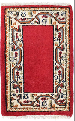 Oriental Rug - 90 x 60 cm - red