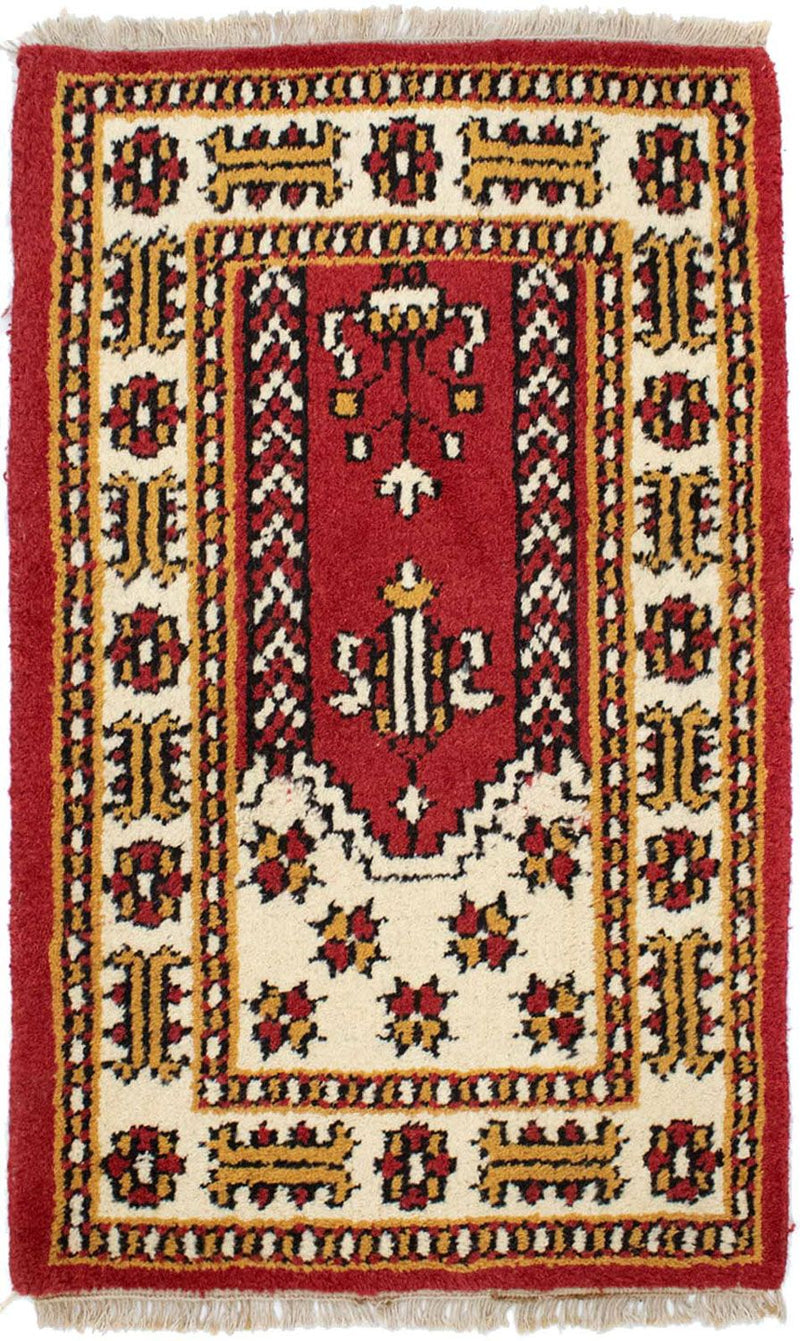 Oriental Rug - 90 x 60 cm - red