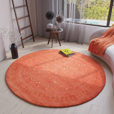 Gabbeh Rug - Loribaft Softy - LuxeWeave - round