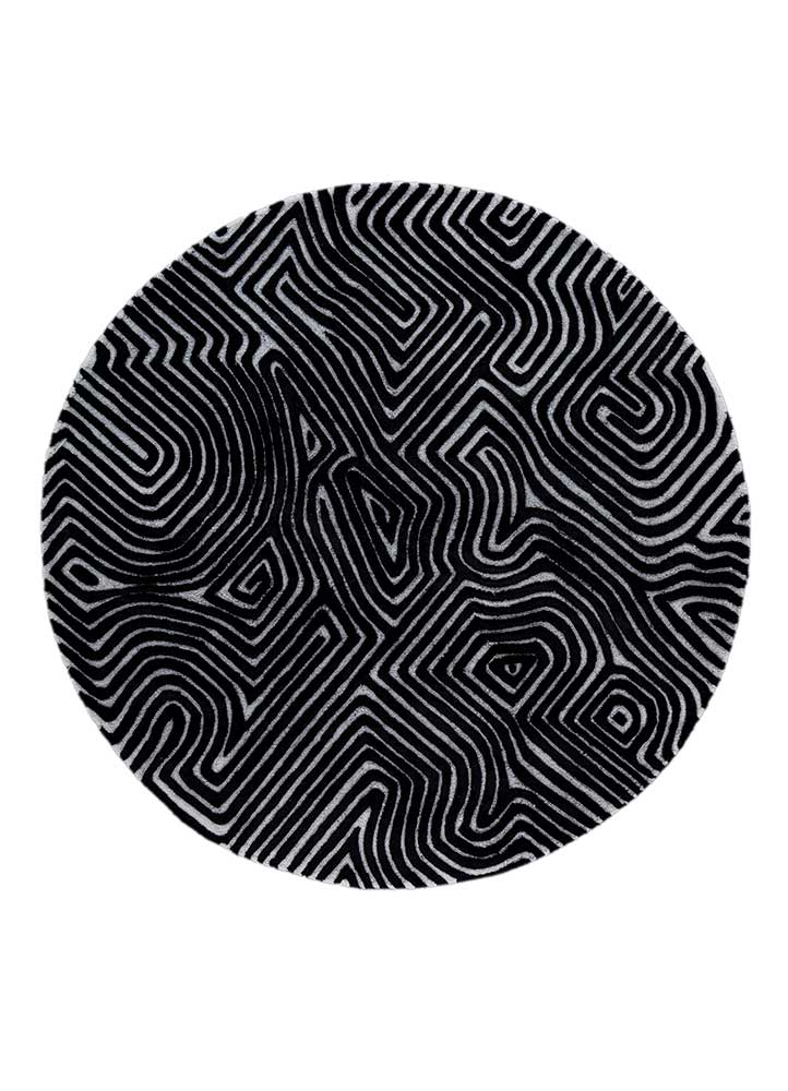 Rug round  - 180 x 180 cm - grey