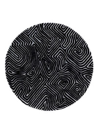 Rug round  - 180 x 180 cm - grey