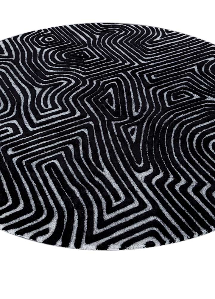 Rug round  - 180 x 180 cm - grey