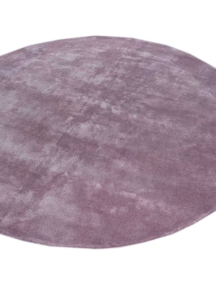 Designer Rug round  - 180 x 180 cm - purple