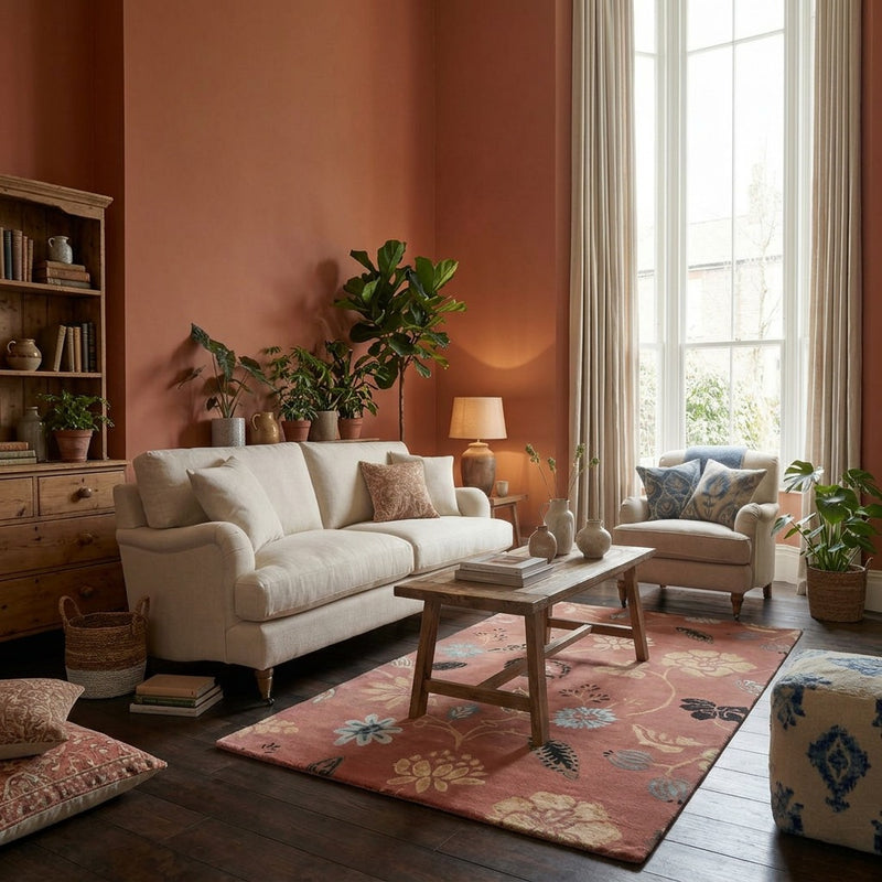Designer Rug PetalSymphony - Designerteppich