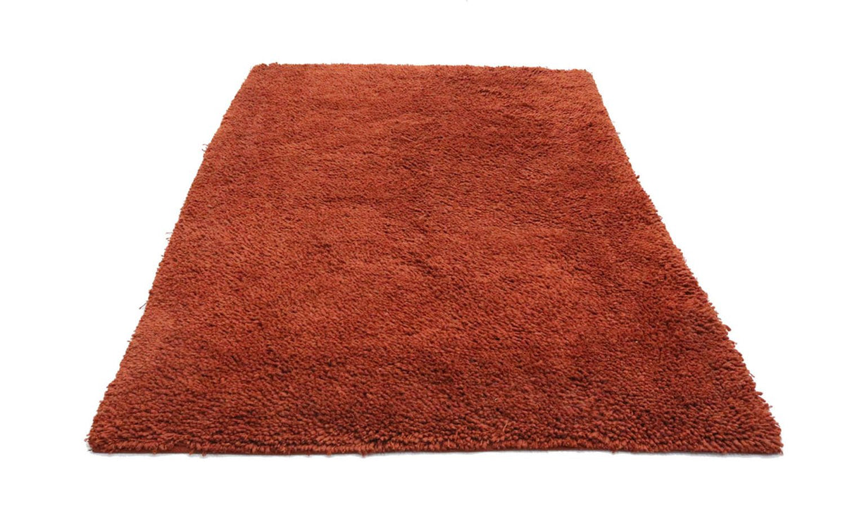 High-Pile Rug - 215 x 155 cm - rust