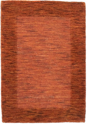 Wool Rug - 90 x 60 cm - rust