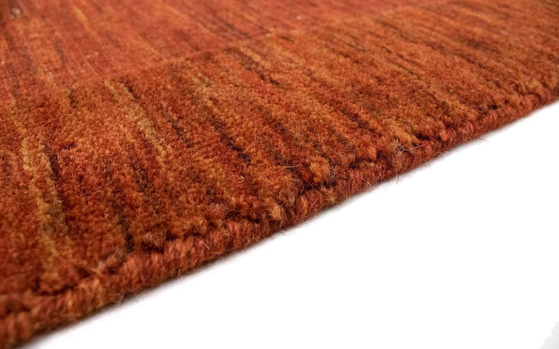 Wool Rug - 90 x 60 cm - rust
