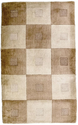 Wool Rug - 148 x 90 cm - multicolored