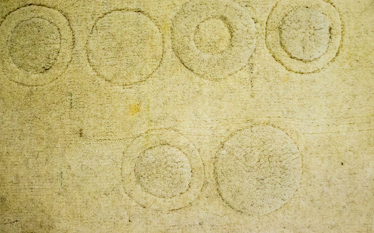 Wool Rug - 148 x 80 cm - beige