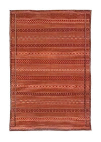 Kelim Rug - Oriental - 242 x 166 cm - brown