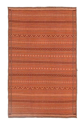 Kelim Rug - Oriental - 300 x 194 cm - orange