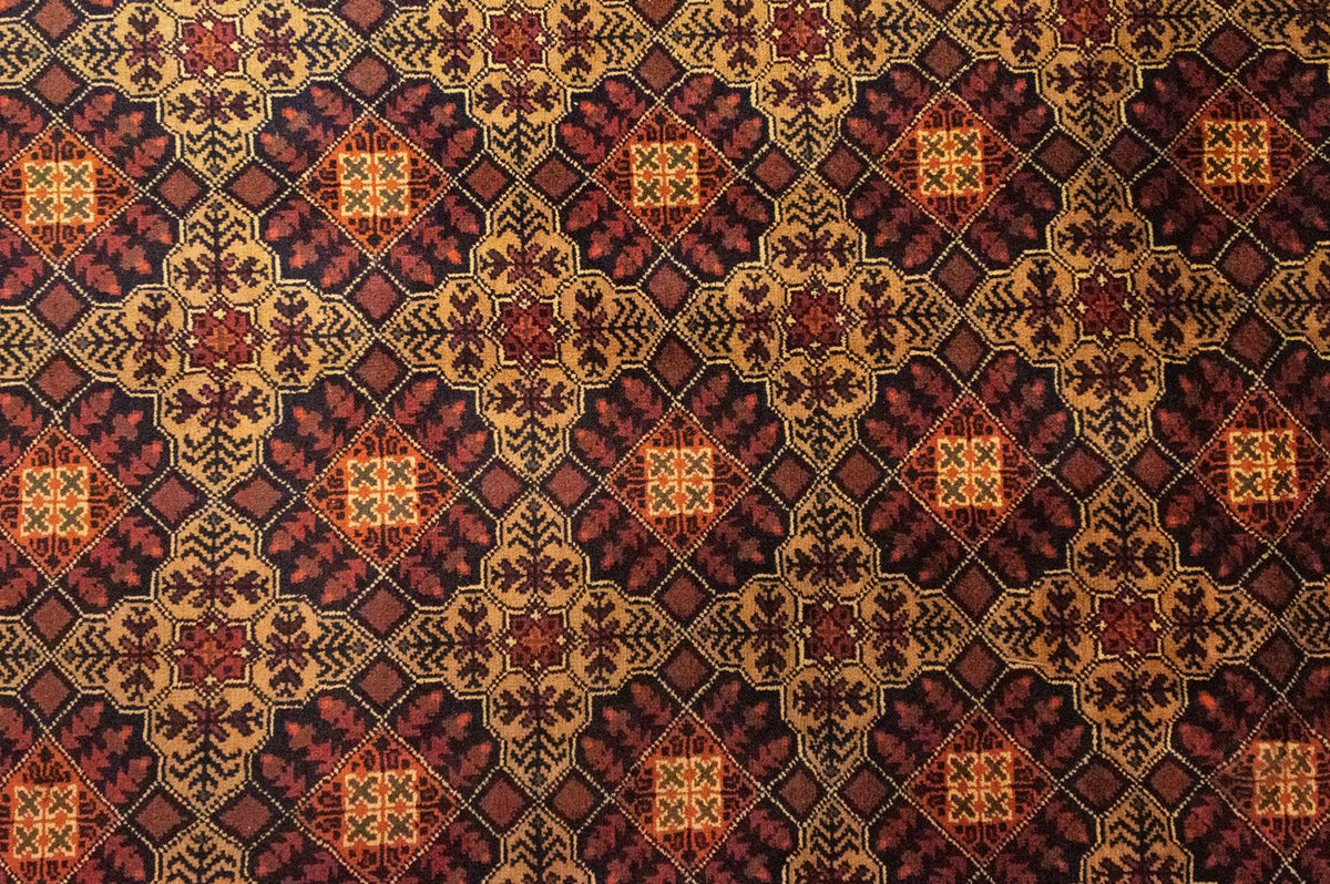Afghan Rug - 288 x 198 cm - red