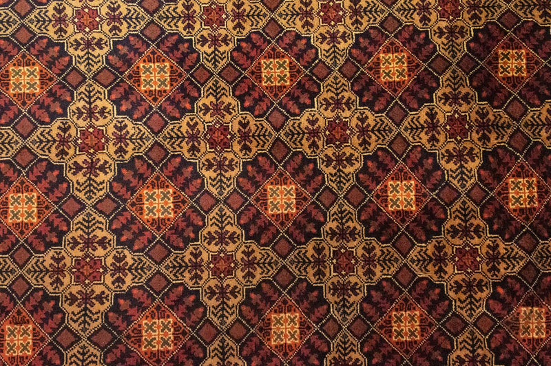 Afghan Rug - 288 x 198 cm - red