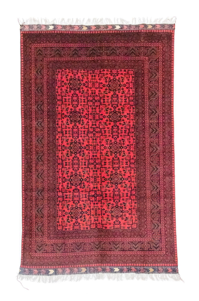 Afghan Rug - Kunduz - 300 x 198 cm - red