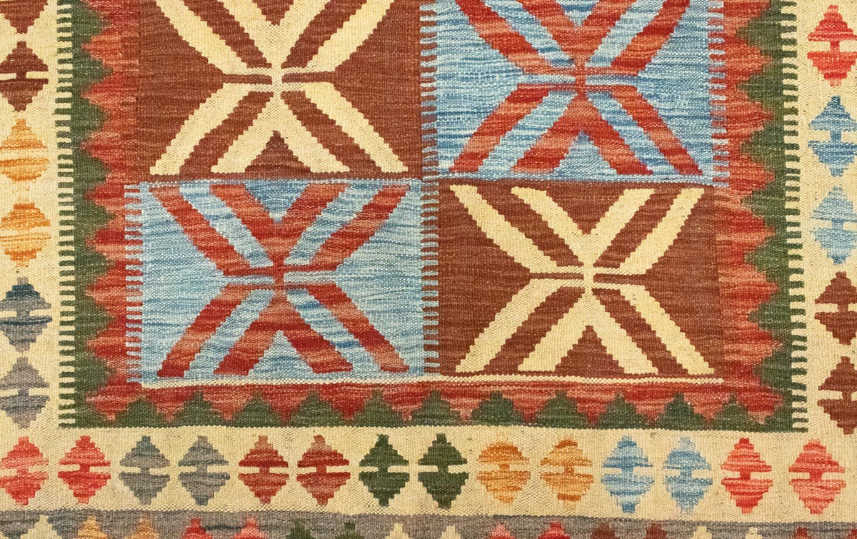 Kelim Rug - Oriental - 206 x 154 cm - orange