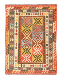 Kelim Rug - Oriental - 205 x 150 cm - orange