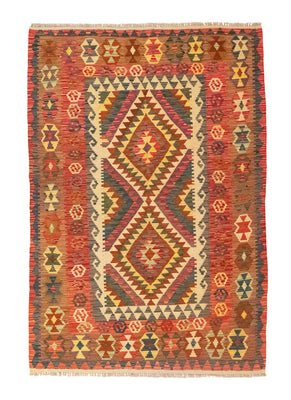 Kelim Rug - Oriental - 203 x 148 cm - orange