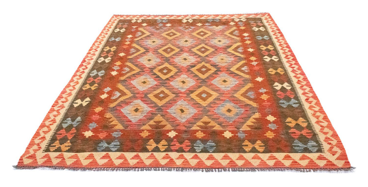 Kelim Rug - Oriental - 217 x 160 cm - orange