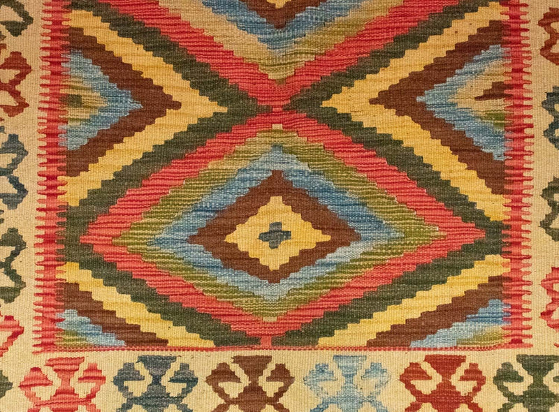 Afghan Kilim Rug 207x139cm