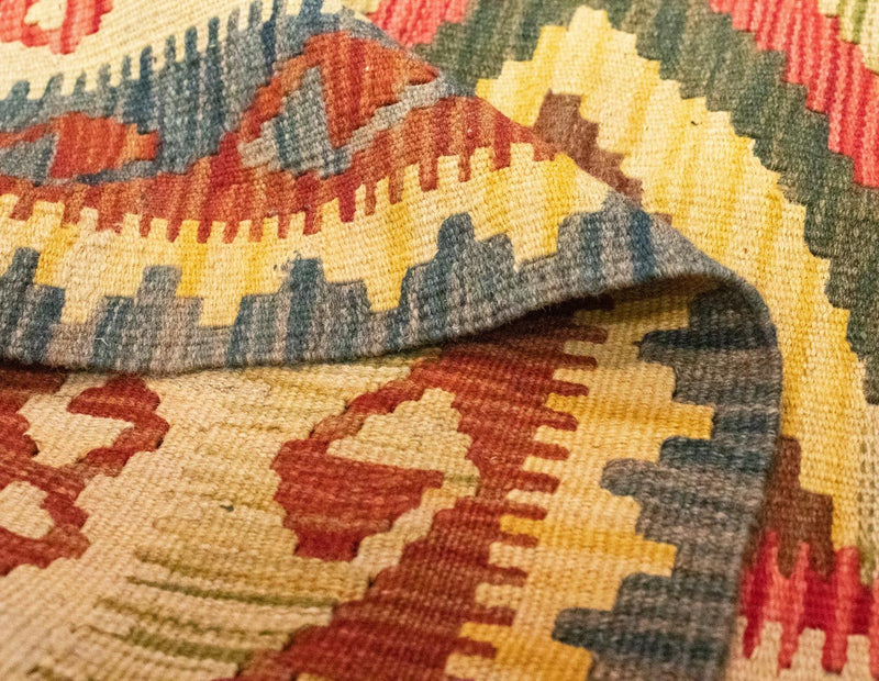 Afghan Kilim Rug 207x139cm