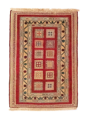 Perser Rug - Nomadic - 114 x 81 cm - red