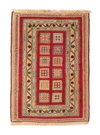 Perser Rug - Nomadic - 114 x 81 cm - red