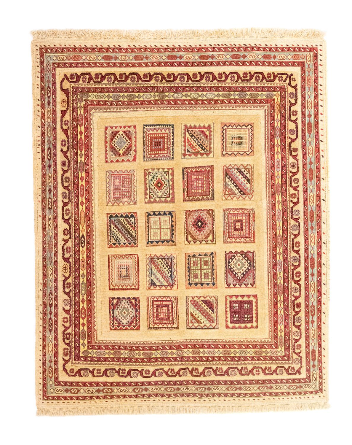 Perser Rug - Nomadic - 149 x 121 cm - red
