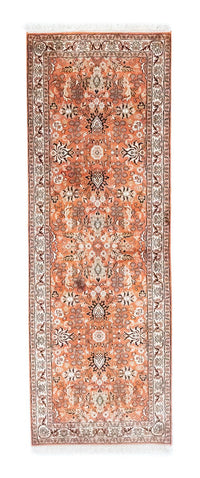 Runner Silk Rug - Kashmir Silk - 177 x 61 cm - orange