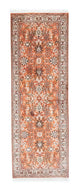 Runner Silk Rug - Kashmir Silk - 177 x 61 cm - orange