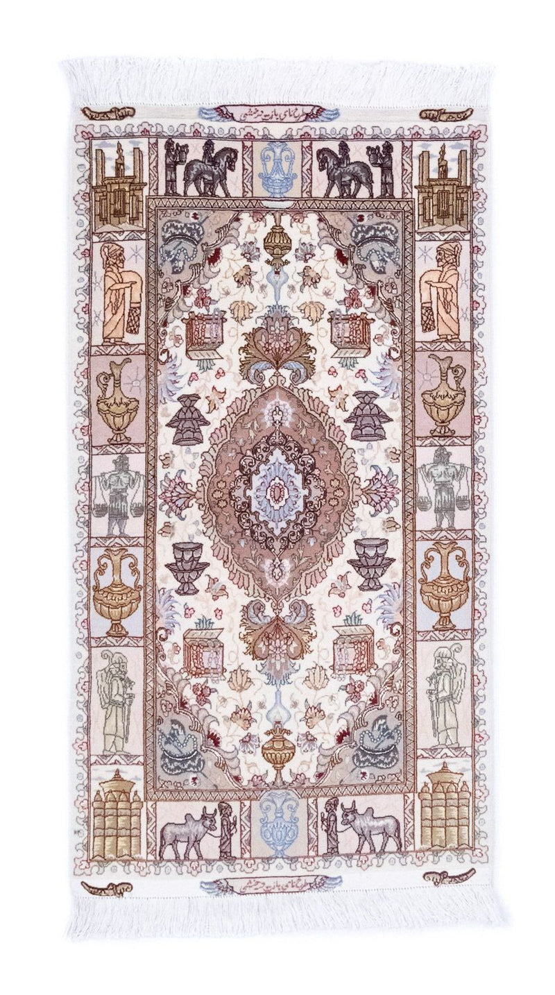 Perser Rug - Tabriz - Royal - 134 x 75 cm - beige