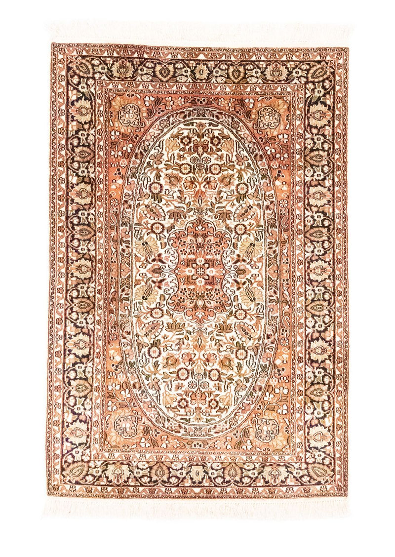 Kashmir Silk Rug 125x83cm - Oriental Rug