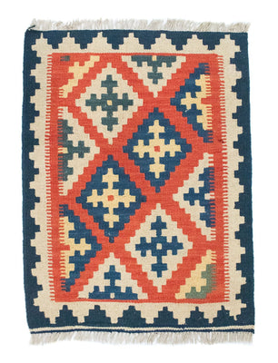 Kelim Rug - Oriental - 87 x 64 cm - orange
