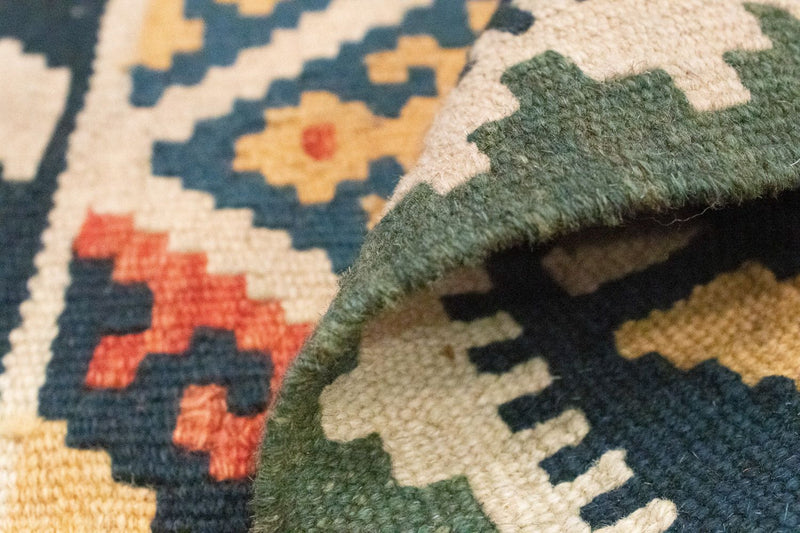 Kelim Rug - Oriental - 90 x 61 cm - blue