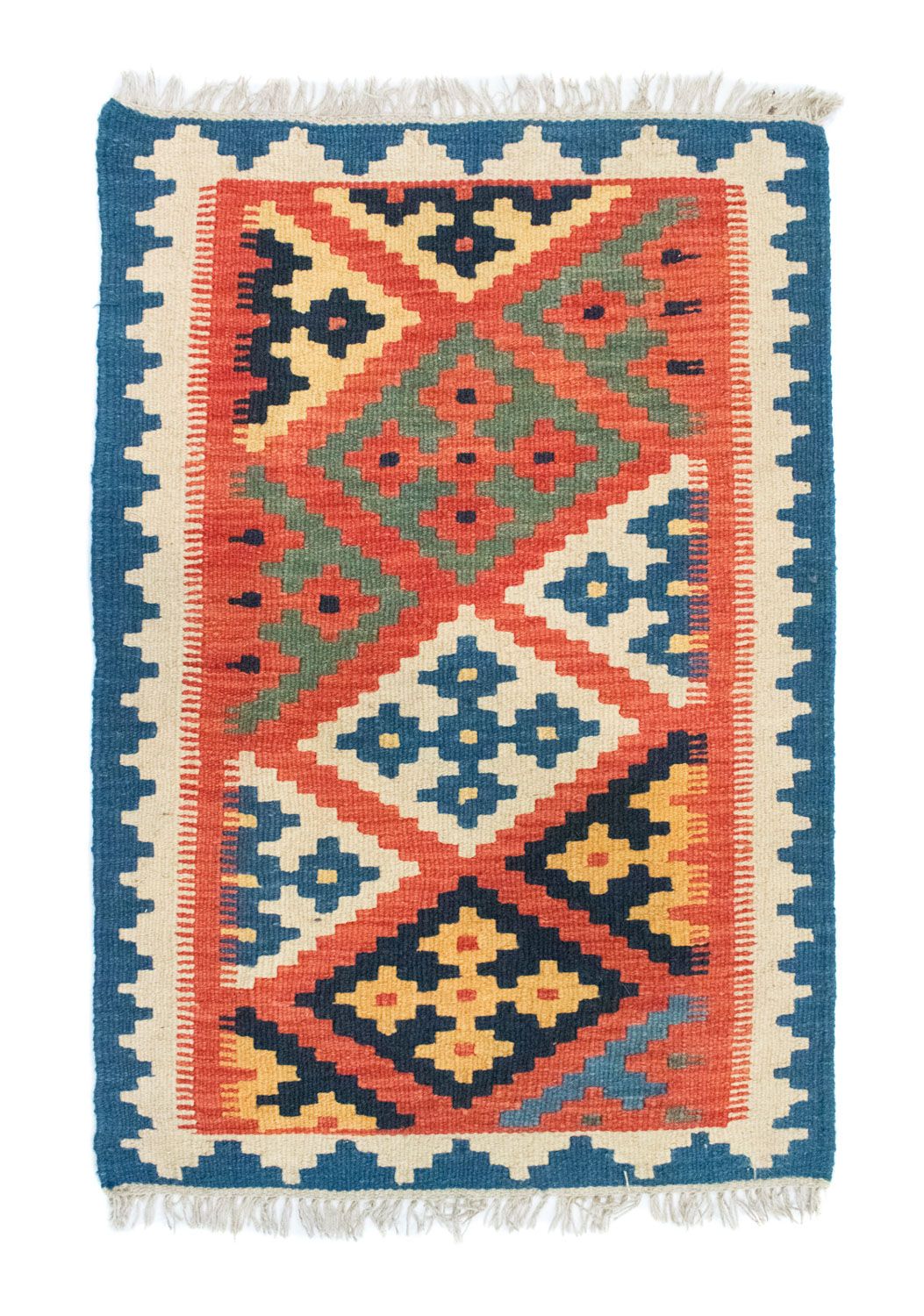 Kelim Rug - Oriental - 95 x 64 cm - orange