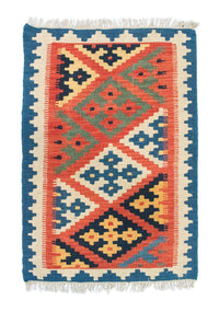 Kelim Rug - Oriental - 95 x 64 cm - orange