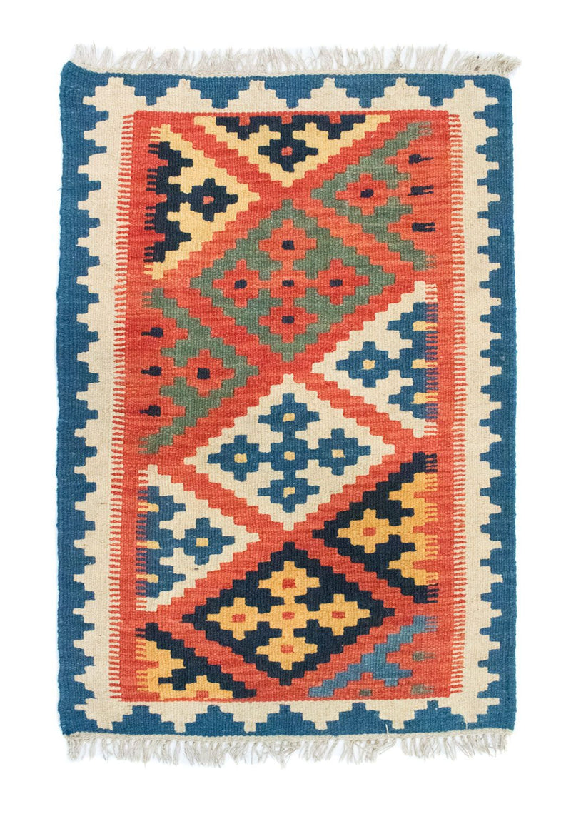 Kelim Rug - Oriental - 95 x 64 cm - orange