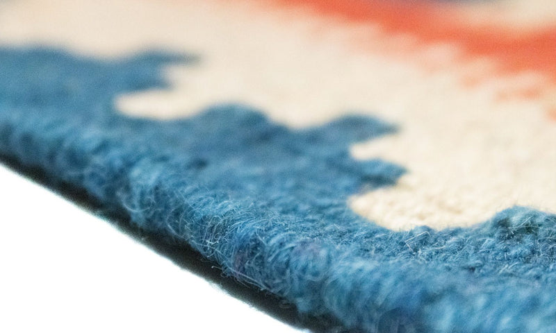 Kelim Rug - Oriental - 95 x 64 cm - orange