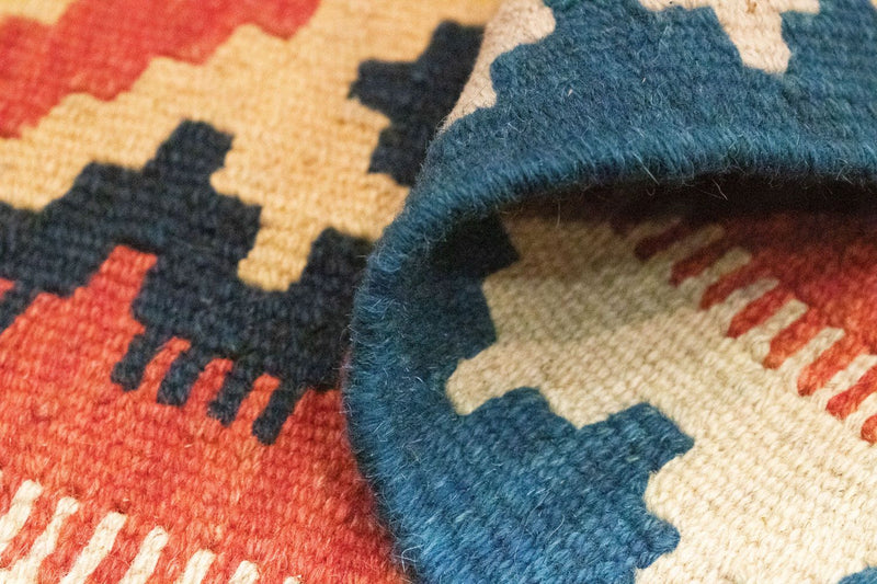 Kelim Rug - Oriental - 95 x 64 cm - orange