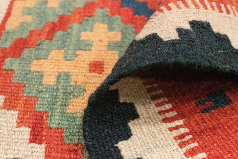 Kelim Rug - Oriental - 92 x 65 cm - orange