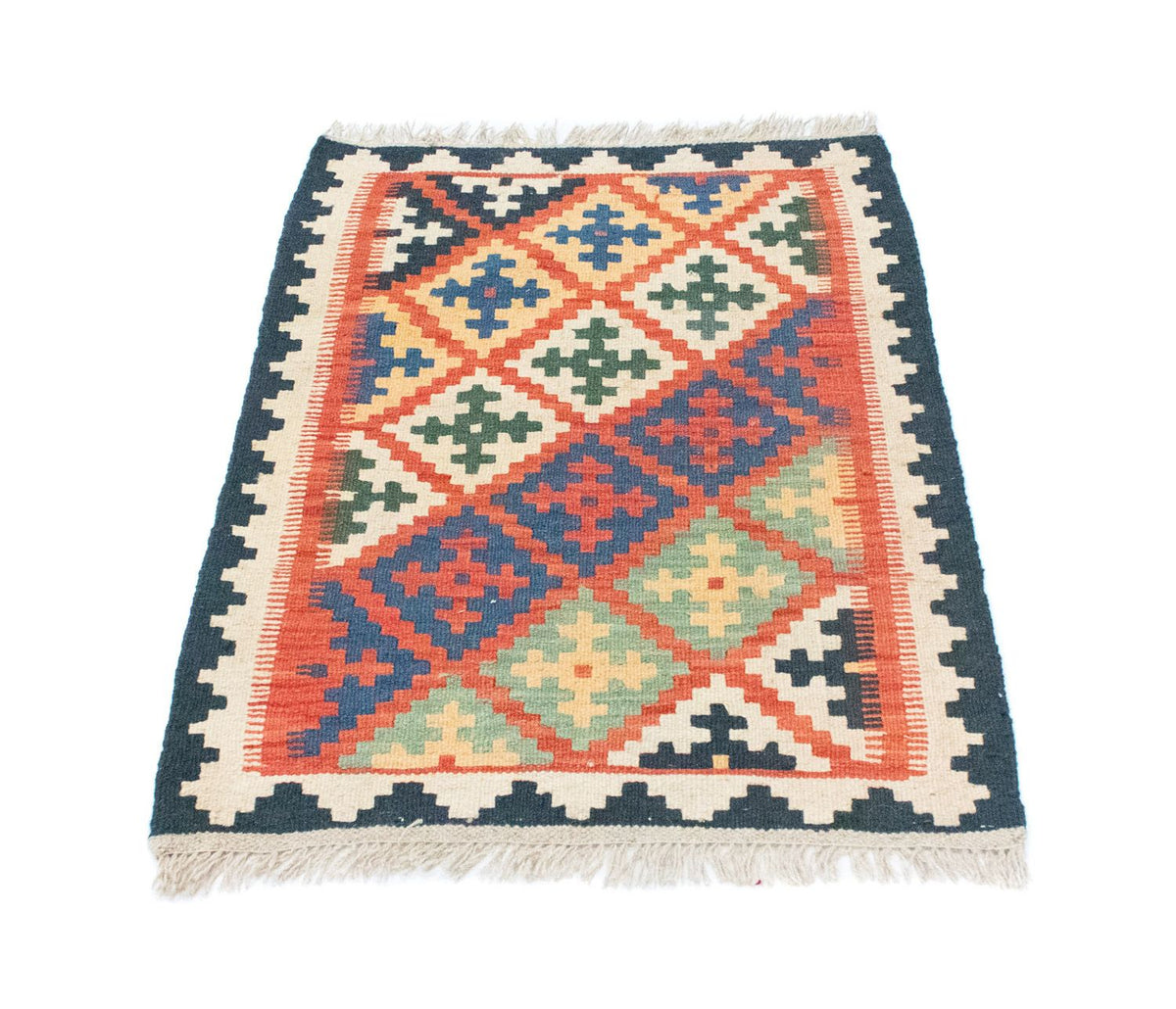 Kelim Rug - Oriental - 92 x 65 cm - orange